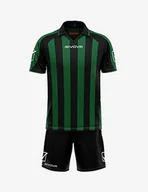Zestawy męskiej odzieży sportowej - Givova, zestaw supporter MC, czarny/zielony, XL - miniaturka - grafika 1