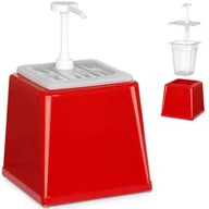 Akcesoria gastronomiczne - Dyspenser dozownik do sosów keczupu z pompką 2.5 l czerwony - Hendi 203521 - miniaturka - grafika 1