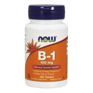 Now Foods NOW B-1 100mg 100tabs - Witaminy i minerały - miniaturka - grafika 1