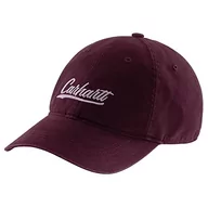 Czapki damskie - Carhartt Damskie płótno skrypt graficzna czapka, Jeżyna, rozmiar uniwersalny - miniaturka - grafika 1