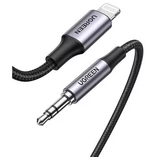 UGREEN kabel przewód audio AUX MFI Lightning - 3,5 mm mini jack 1 m szary (70509) 70509 - Kable USB - miniaturka - grafika 3