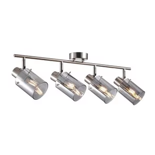 Sardo lampa sufitowa (spot) 4-punktowa srebrna/dymiona SPL-5581-4-SC-SG - Lampy sufitowe - miniaturka - grafika 1