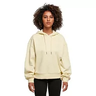 Bluzy damskie - Build Your Brand Damska bluza z kapturem organicznym oversized, Softyellow, XL - miniaturka - grafika 1