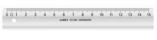 Linex 1015M Skrajnia linii 150 mm Poli(styren-co-akrylonitryl) Szary 1 szt. - Linijki, ekierki - miniaturka - grafika 1