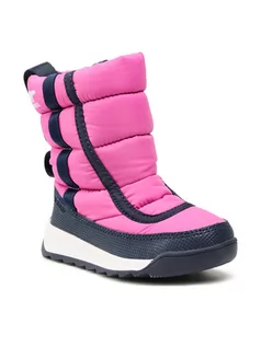 Śniegowce damskie - Sorel Śniegowce Childrens Whitney II Puffy Mid Wp NC3873 Różowy - grafika 1