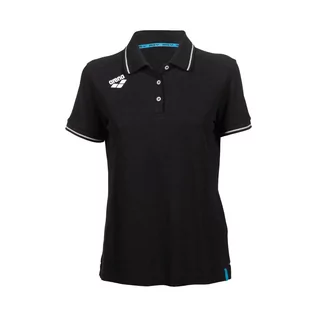 Koszulki sportowe damskie - Koszulka damska na basen Arena Women`s Team Poloshirt Solid Cotton - grafika 1