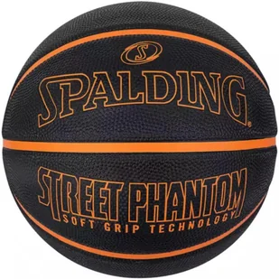 Piłka do koszykówki Spalding Phantom czarno-pomarańczowa 84383Z - rozmiar piłek - 7 - Koszykówka - miniaturka - grafika 1