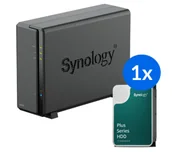 Serwery plików NAS i macierze dyskowe - Synology DS124-16T-10-1 Czarny - miniaturka - grafika 1
