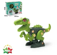 Zabawki interaktywne dla dzieci - Zestaw Konstrukcyjny Diy Do Montażu - Wesoły Velociraptor - miniaturka - grafika 1