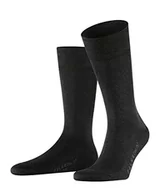 Skarpetki damskie - FALKE Mężczyźni Skarpety Cool 24/7 M SO Organiczna Bawełna jednokolorowe 1 Para, Szary (Anthracite Melange 3080), 49-50 - miniaturka - grafika 1