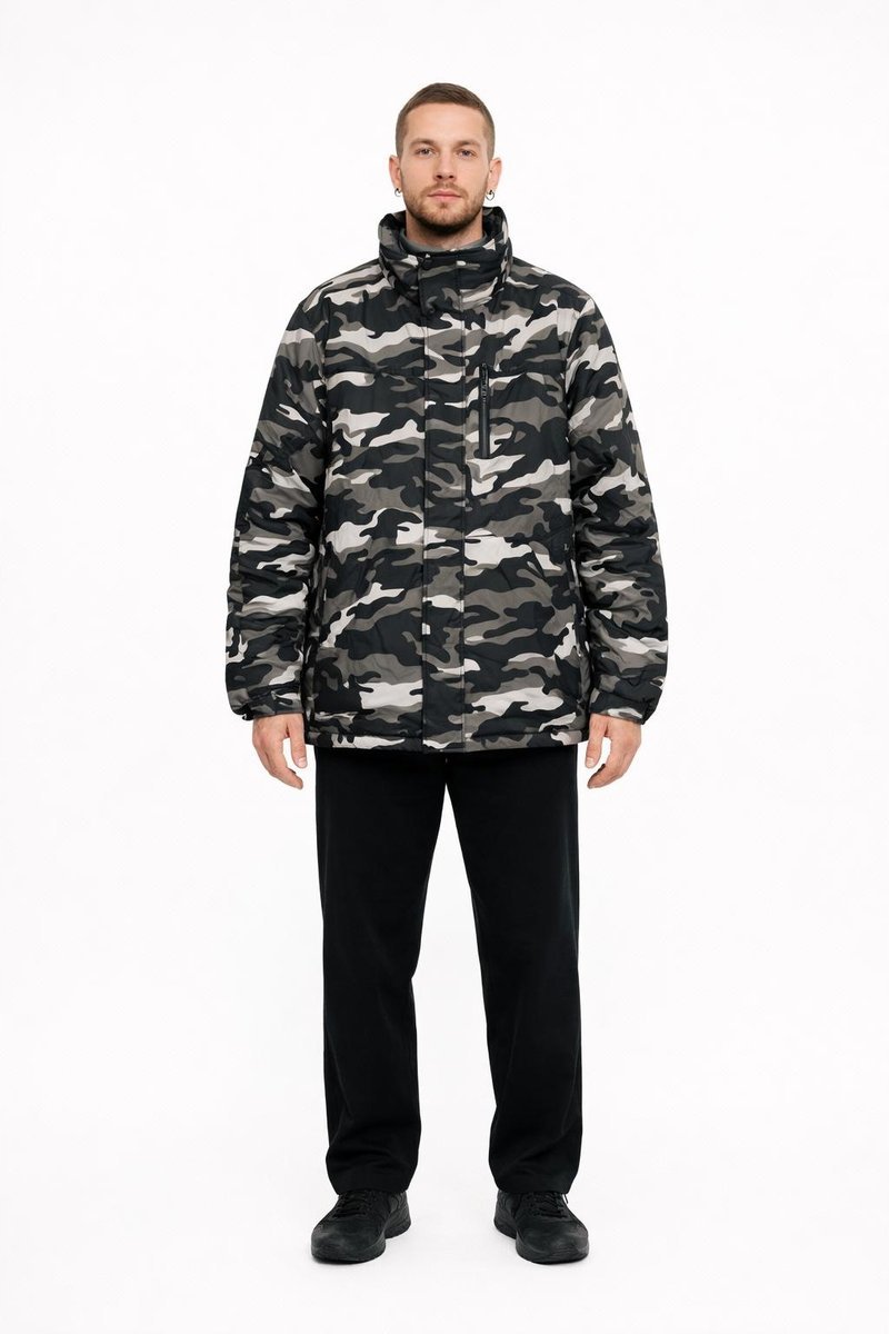 OUTDOOR JACKET MĘSKA KURTKA PUCHOWA MORO 3XL 16EA