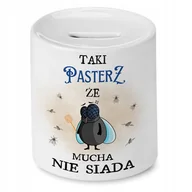 Skarbonki - Skarbonka 330 ml Dla Wiktora Syna Dziecka Prezent z Nadrukiem ze Zdjęciem + Opakowanie na prezent (wzór 01) - miniaturka - grafika 1