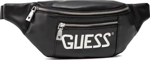 Guess, Salameda, Leather, Textile Fanny Pack, Black, 29,5/39 x 14 x 7 cm, For Men For Men - Nerki - miniaturka - grafika 1