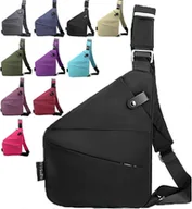 Torby podróżne - Torba podróżna antykradzieżowa dla kobiet, torba antykradzieżowa, torby crossbody antykradzieżowe dla kobiet, torba podróżna antykradzieżowa Czarny... - miniaturka - grafika 1