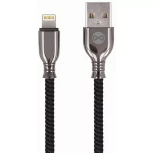 Forever Kabel iPhone 8-PIN Tornado czarny 1m 3A - Kable USB - miniaturka - grafika 1