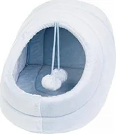 Legowiska dla kotów - Diamsil DIAMSIL-BUDA KLAUS NIEBIESKA 40x35x30 - miniaturka - grafika 1