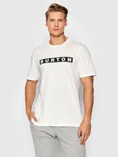 Koszulki męskie - Burton T-Shirt Vault 20376107100 Biały Regular Fit - grafika 1