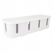 Kable - PUDEŁKO NA KABLE BIAŁE organizer na kable POJEMNIK na kable BIAŁY - miniaturka - grafika 1