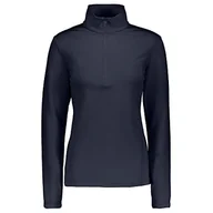 Bluzy damskie - CMP Damska bluza z polaru, Black Blue, 50, 38E1596 - miniaturka - grafika 1