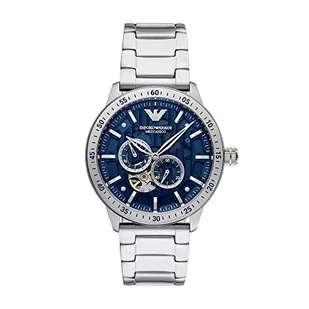 Zegarek Zegarek EMPORIO ARMANI - Mario AR60052  Silver/Silver - Zegarki męskie - miniaturka - grafika 2