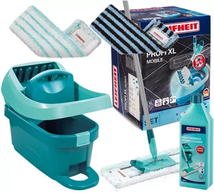 Mop Leifheit 55096 Profi Zestaw Wiadro Z Kolkami Płyn 55096/55146/41418 - Miotły, szufle, mopy - miniaturka - grafika 1