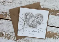 Kartki okolicznościowe i zaproszenia - Wyjątkowa Kartka ślubna z personalizacją - miniaturka - grafika 1