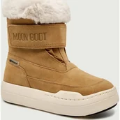Buty dla dziewczynek - Moon Boot Śniegowce JR PARK STRAPzamsz shearling - miniaturka - grafika 1