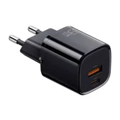 Ładowarki do telefonów - Ładowarka sieciowa Mcdodo Nano GaN CH-0151, USB + USB-C, 33W (czarna) - miniaturka - grafika 1