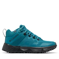 Buty trekkingowe męskie - Trekkingi Columbia Facet 75 Mid Outdry 2099731 Zielony - miniaturka - grafika 1