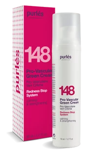Purles 148 Pro-Vascular Green Cream Zielony krem do skóry naczyniowej 50 ml - Kremy do twarzy Purles 148 Pro-Vascular Green Cream Zielony krem do skóry naczyniowej 50 ml - Kremy do twarzy - miniaturka - grafika 1