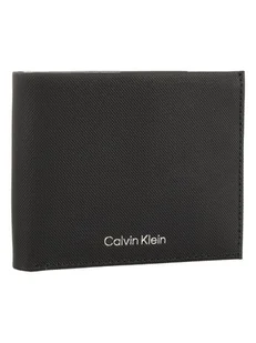 Calvin Klein Skórzany portfel w kolorze czarnym - 11,5 x 9 x 2 cm - Portfele - miniaturka - grafika 1
