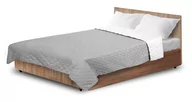 Narzuty - Narzuta na łóżko pikowana ultradźwiękowo 200x220 cm szaro-biała - miniaturka - grafika 1