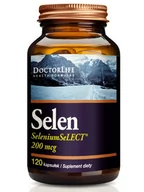Witaminy i minerały - DOCTOR LIFE, Selen 200 mcg, 120 kaps - miniaturka - grafika 1