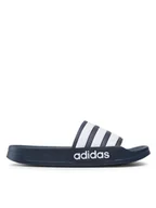 Klapki i japonki damskie - adidas Klapki Adilette Shower GZ5920 Granatowy - miniaturka - grafika 1
