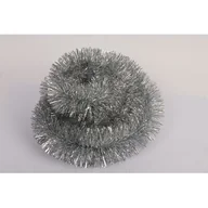 Ozdoby bożonarodzeniowe - Łańcuch choinkowy 300 x 10 cm srebrny - miniaturka - grafika 1