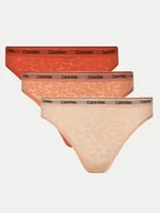 Majtki damskie - Calvin Klein Underwear Komplet 3 par fig klasycznych 000QD5069E Kolorowy - miniaturka - grafika 1