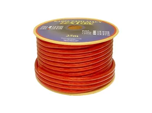 LEXTON Kabel zasilający 6GA/8mm Cca czerwony - Akcesoria car audio - miniaturka - grafika 1