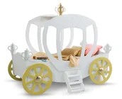 Łóżka dla dzieci i młodzieży - Białe łóżko dziecięce w kształcie karocy 90x180 N8-P91 - miniaturka - grafika 1