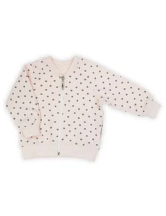 Nicol Bluza dresowa bawełniana Sara kropki, Rozmiar: 80 - Bluzy i sweterki niemowlęce - miniaturka - grafika 1
