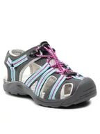 Buty dla dziewczynek - CMP Sandały Kids Aquarii 2.0 Hiking Sandal 30Q9664 Szary - miniaturka - grafika 1