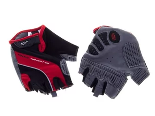 Rękawiczki rowerowe - Vivo, Rękawiczki kolarskie, SB-01-7007 D, czerwono-szary, rozmiar XL - grafika 1