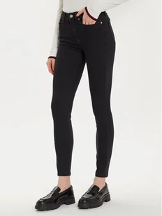 Tommy Hilfiger Jeansy Como WW0WW42841 Czarny Skinny Fit - Spodnie damskie - miniaturka - grafika 1