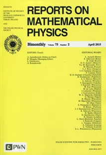Wydawnictwo Naukowe PWN Reports on Mathematical Physics 75/2 2015 Kraj - Czasopisma - miniaturka - grafika 1