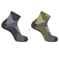 Skarpetki sportowe męskie - SKARPETY SALOMON X ULTRA ACCESS 2-PACK C23719 - miniaturka - grafika 1