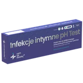 Testy ciążowe i diagnostyczne - Sam się zbadaj Infekcje intymne pH Test, szybki test do półilościowego oznaczania pH w wymazie z pochwy, 1 sztuka - miniaturka - grafika 1