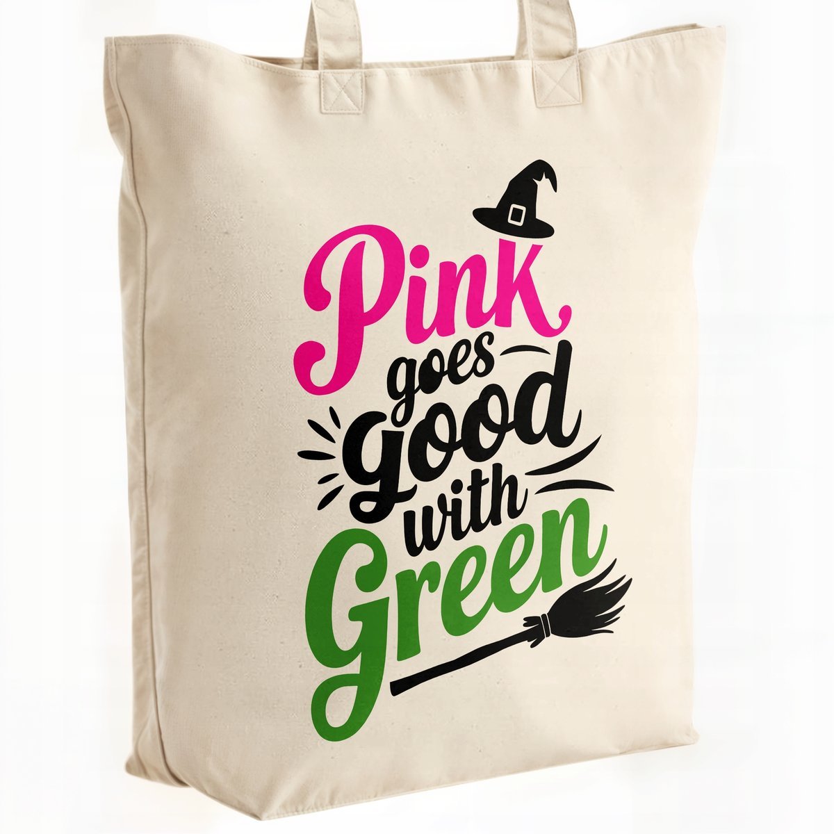 Torba bawełniana Premium Wicked For Good Oz Elphaba Glinda Dla Fanów