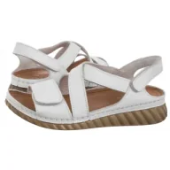 Sandały damskie - Sandały Białe L6848-11/00-1 (MA1380-b) Maciejka - miniaturka - grafika 1