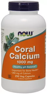 Now Foods Foods, USA Foods Coral Calcium 1000mg 250 kaps. - Witaminy i minerały - miniaturka - grafika 1