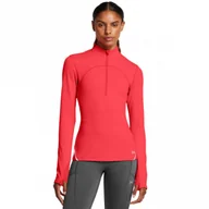 Koszulki sportowe damskie - Damski longsleeve treningowy Under Armour Vanish Cw 1/2 Zip - czerwony - UNDER ARMOUR - miniaturka - grafika 1