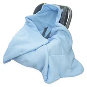 Otulacze - OTULACZ DO FOTELIKA NOSIDEŁKA MUŚLINOWY Z KAPTURKIEM KOCYK Kerstin - miniaturka - grafika 1